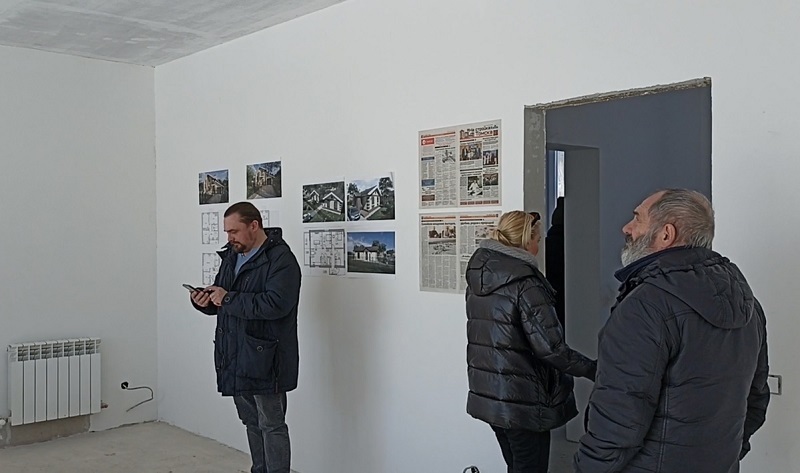Экскурсия в поселок «Заповедный», где достраивается улица с дуплексами