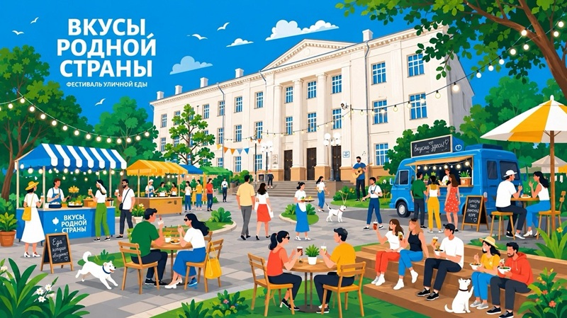 Фестиваль уличной еды в Томске